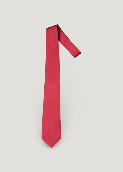Corbata vestir lisa roja