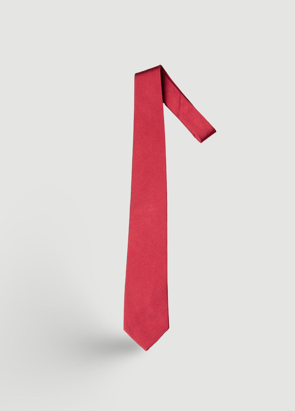 Corbata vestir lisa roja