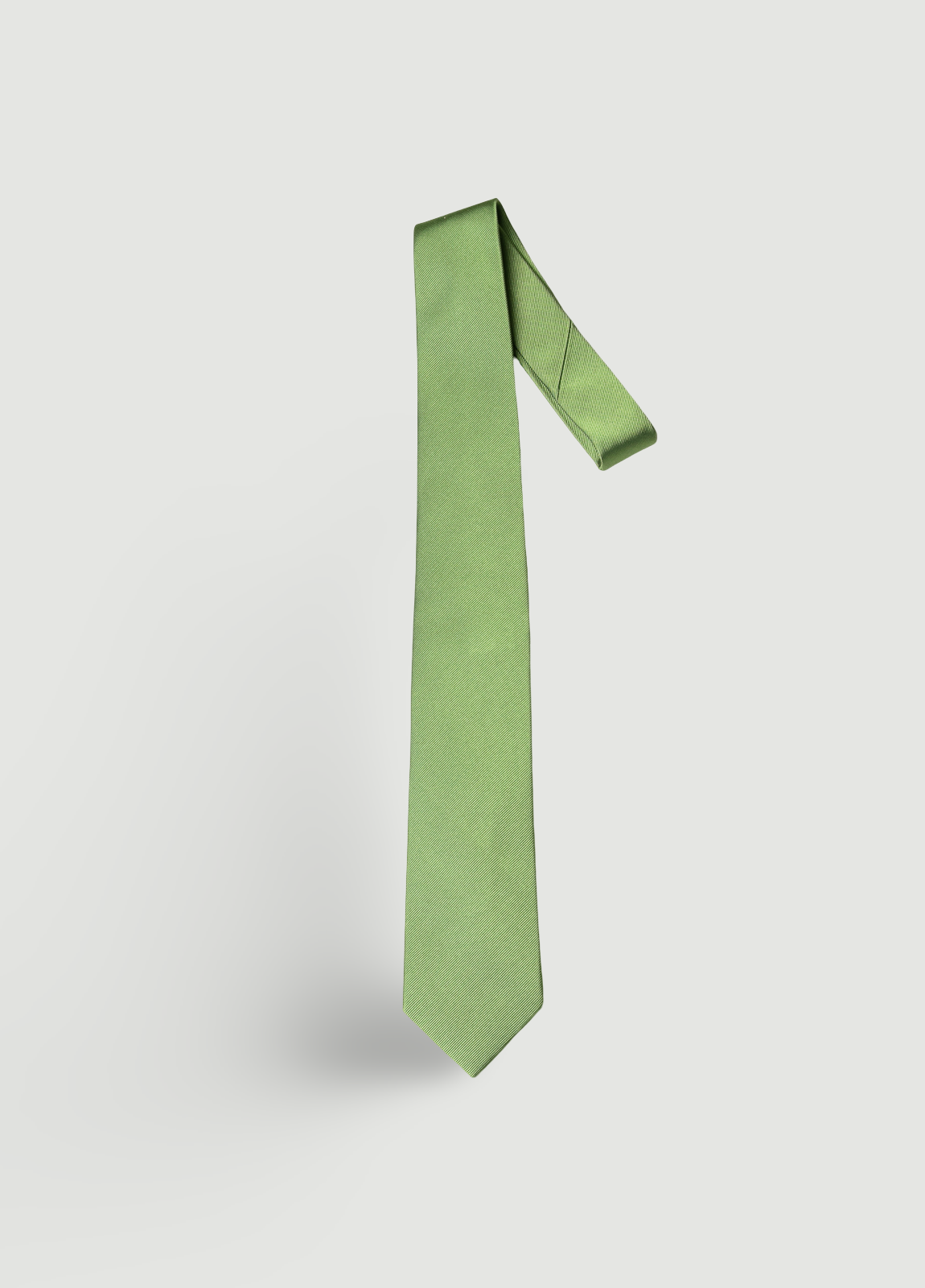 Corbata vestir lisa verde