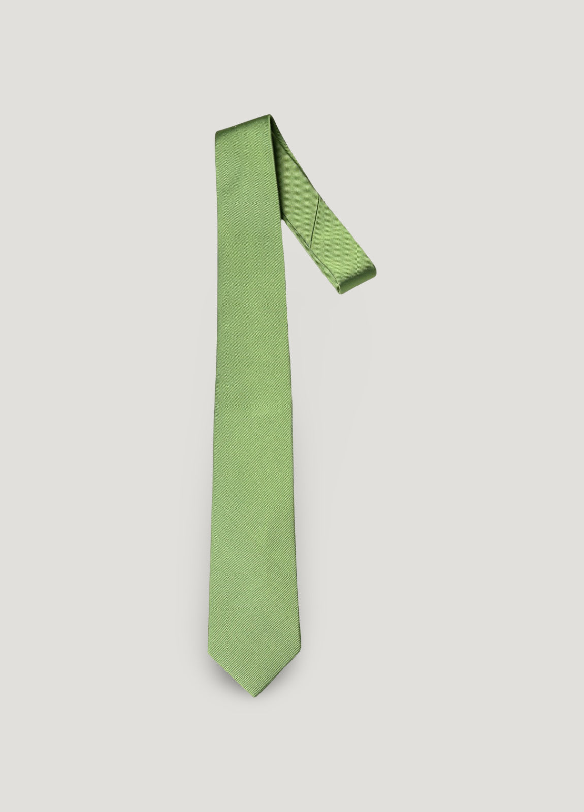 Corbata vestir lisa verde