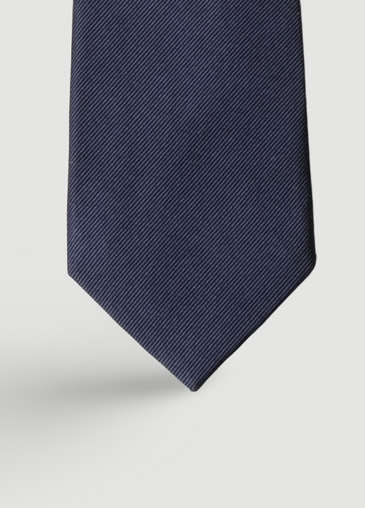 Corbata vestir lisa marino