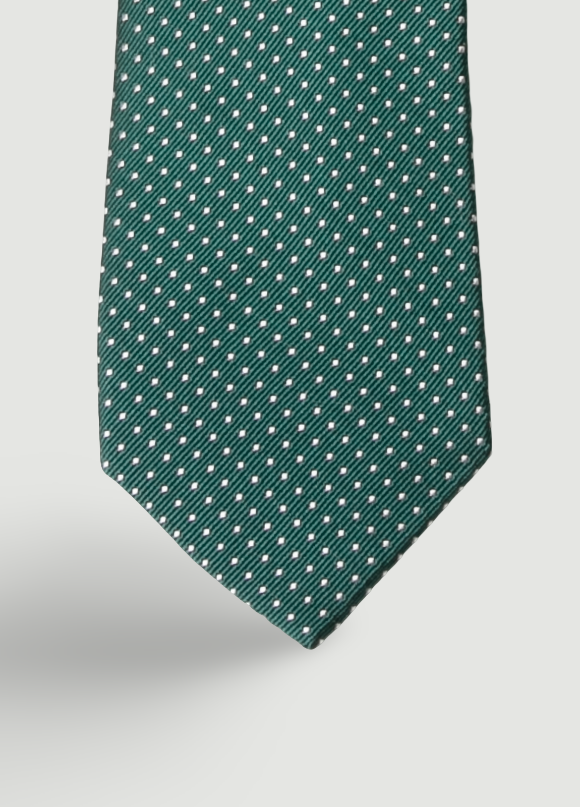 Corbata vestir topitos verde