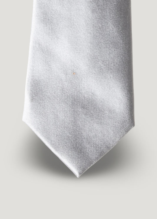 Corbata vestir lisa gris