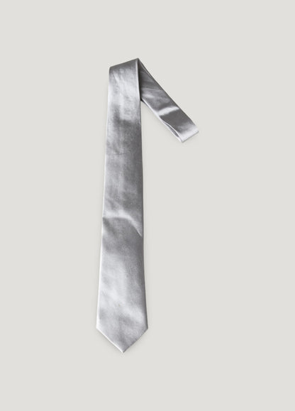 Corbata vestir lisa gris