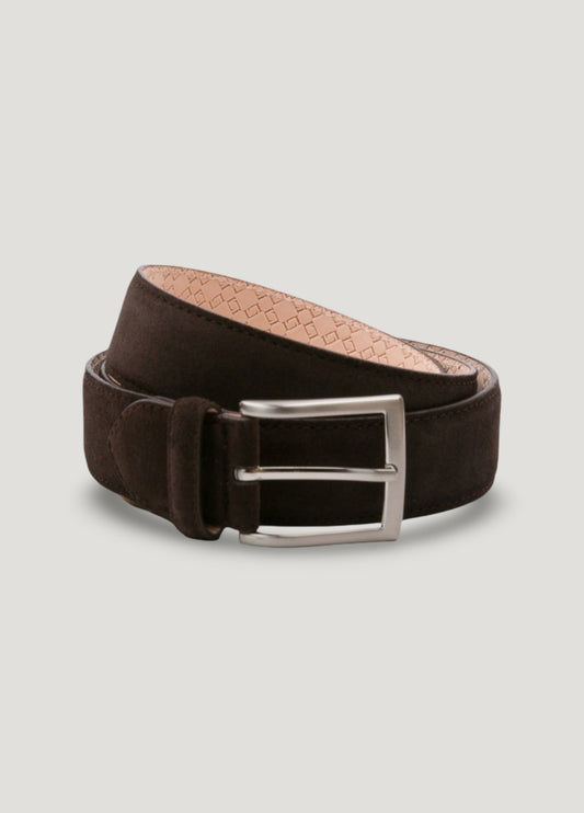 Nubuck leather sport belt