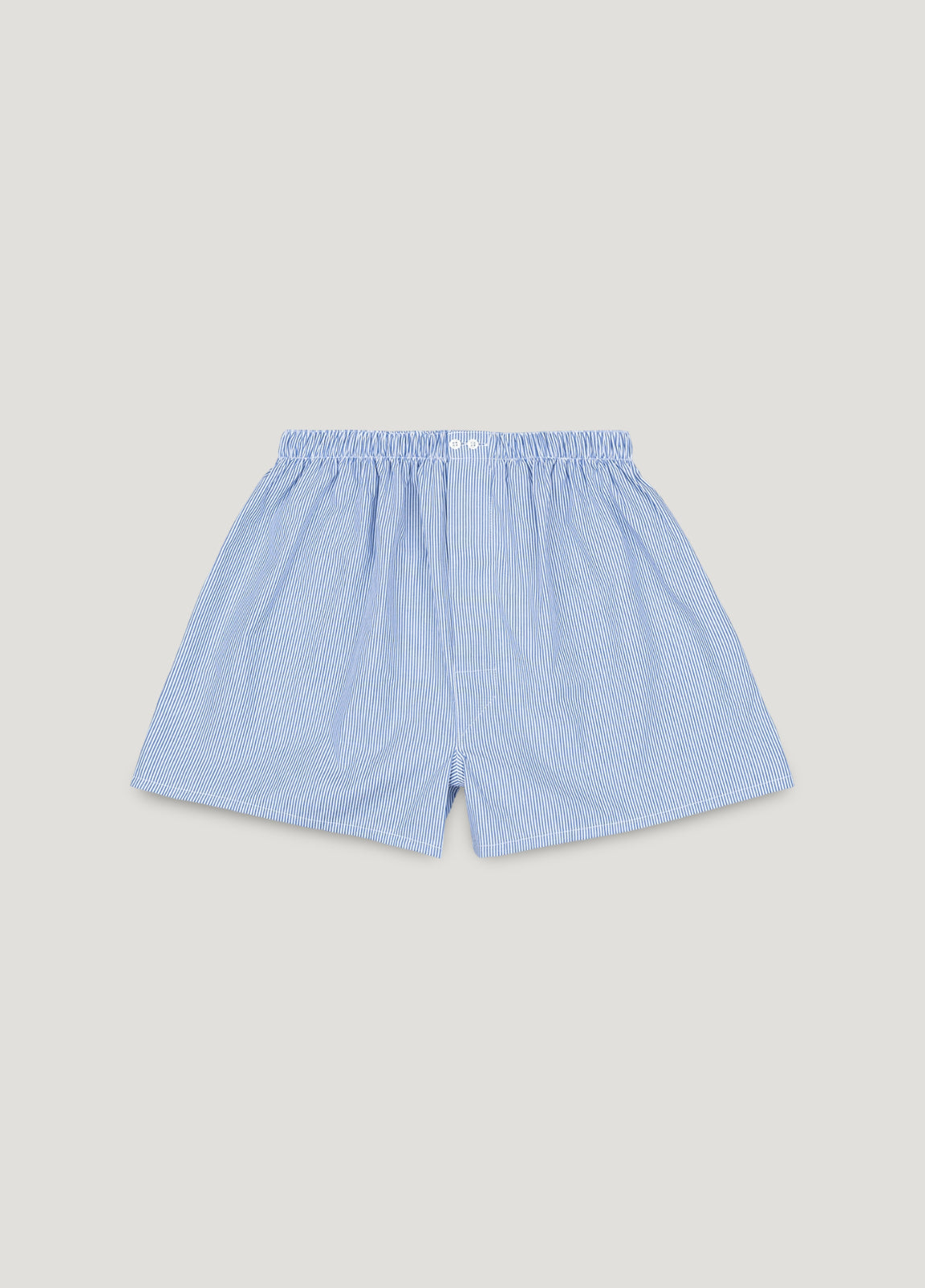 Blue striped boxer