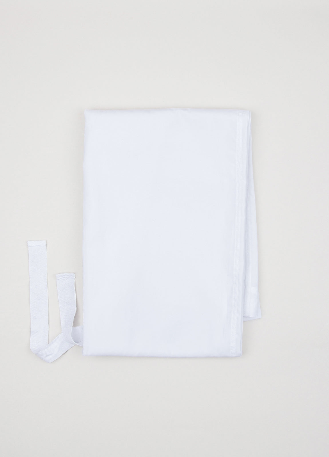 Plain white long pajamas with pillowcase included