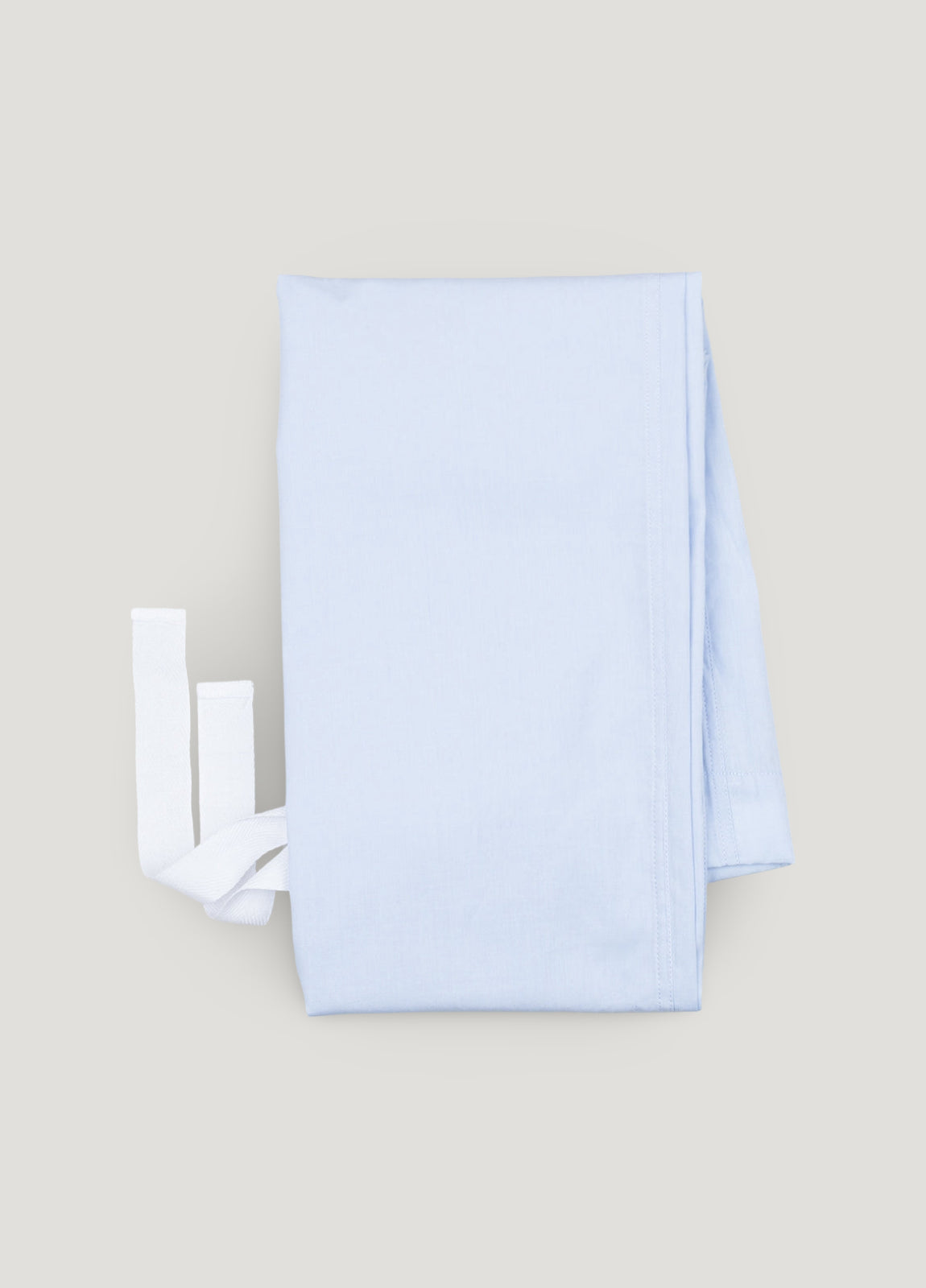 Pijama largo liso celeste con funda incluida