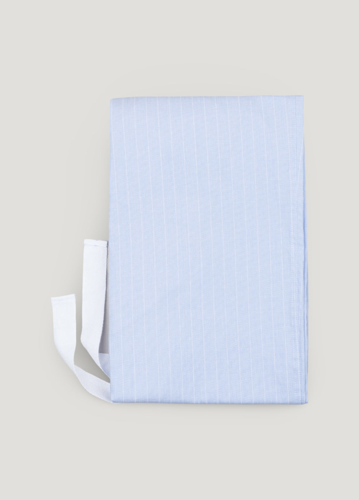 Pijama largo rayas celeste con funda incluida