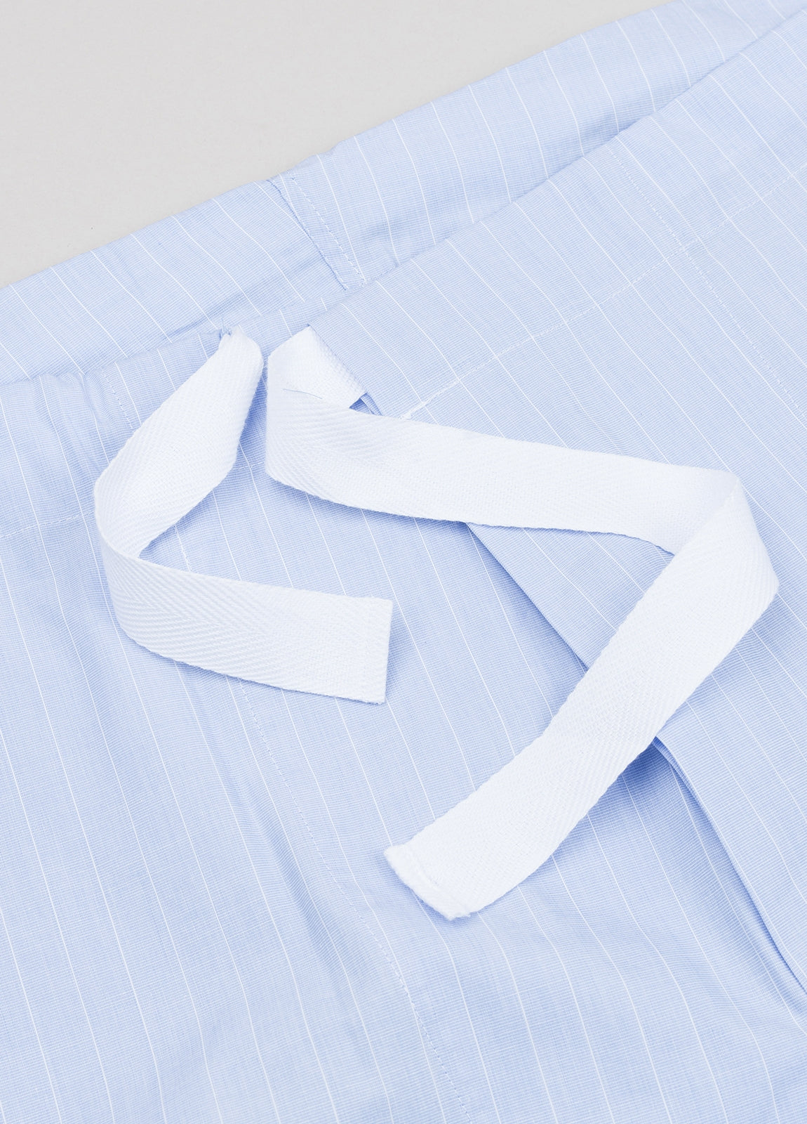 Long light blue striped pajamas with pillowcase included