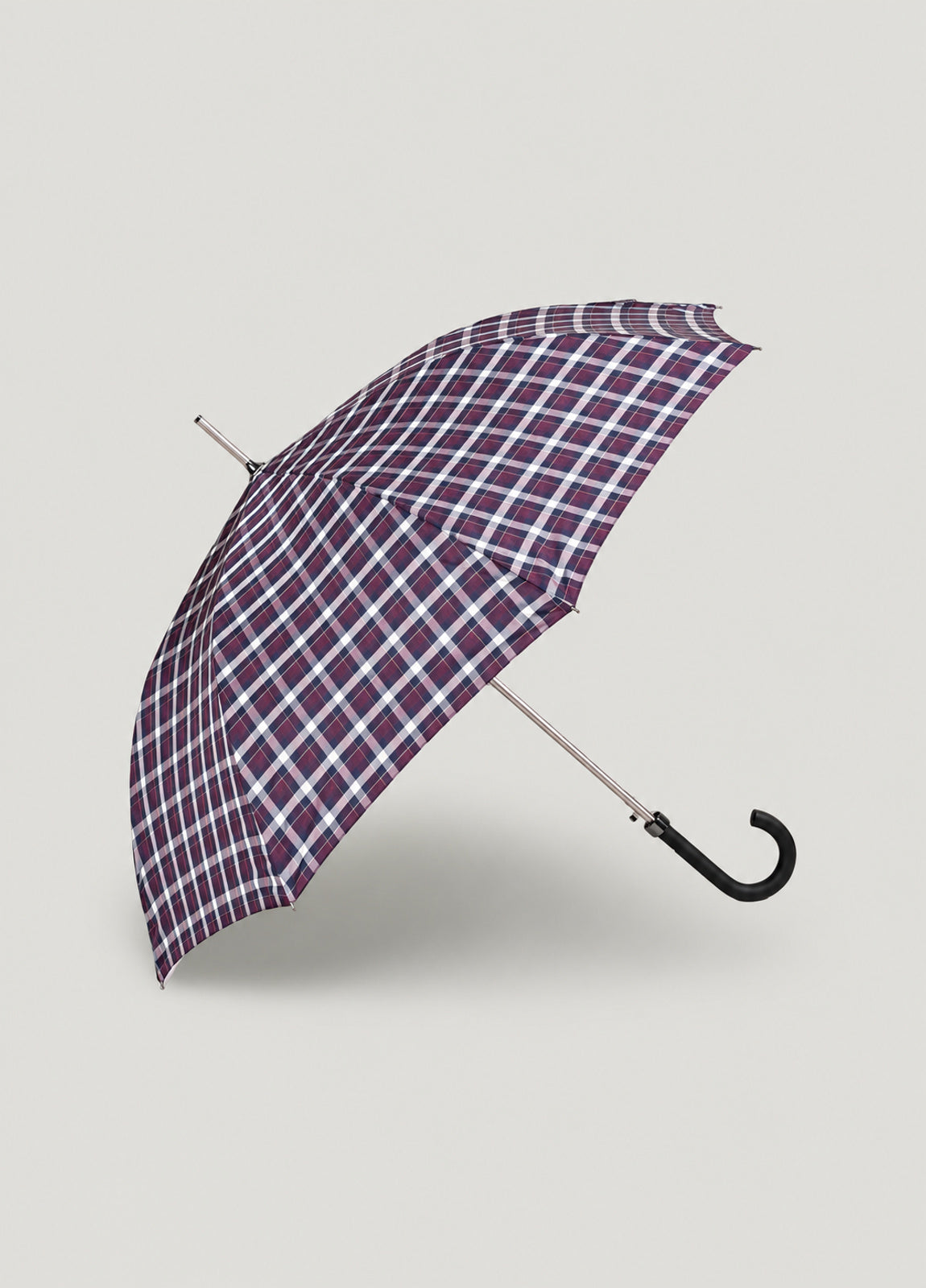 Paraguas cuadros morado