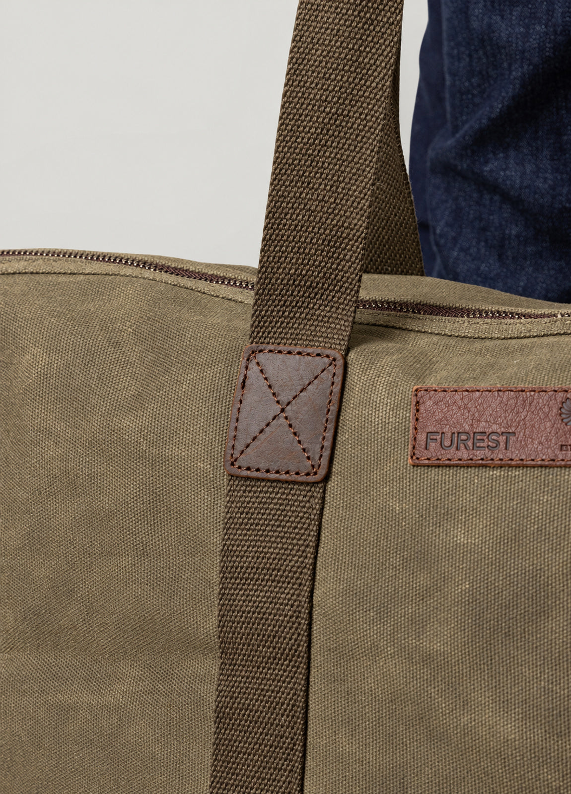 Mochila pequeña de viaje kaki