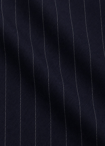 Traje Oxford Tailored Fit 2 botones marino raya diplomática a medida