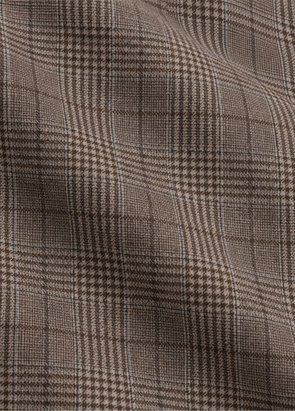 Traje Oxford Tailored Fit príncipe de Gales beige a medida