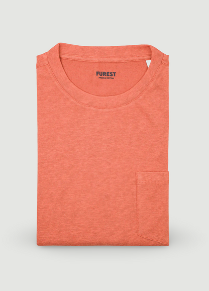 Camiseta manga corta teja
