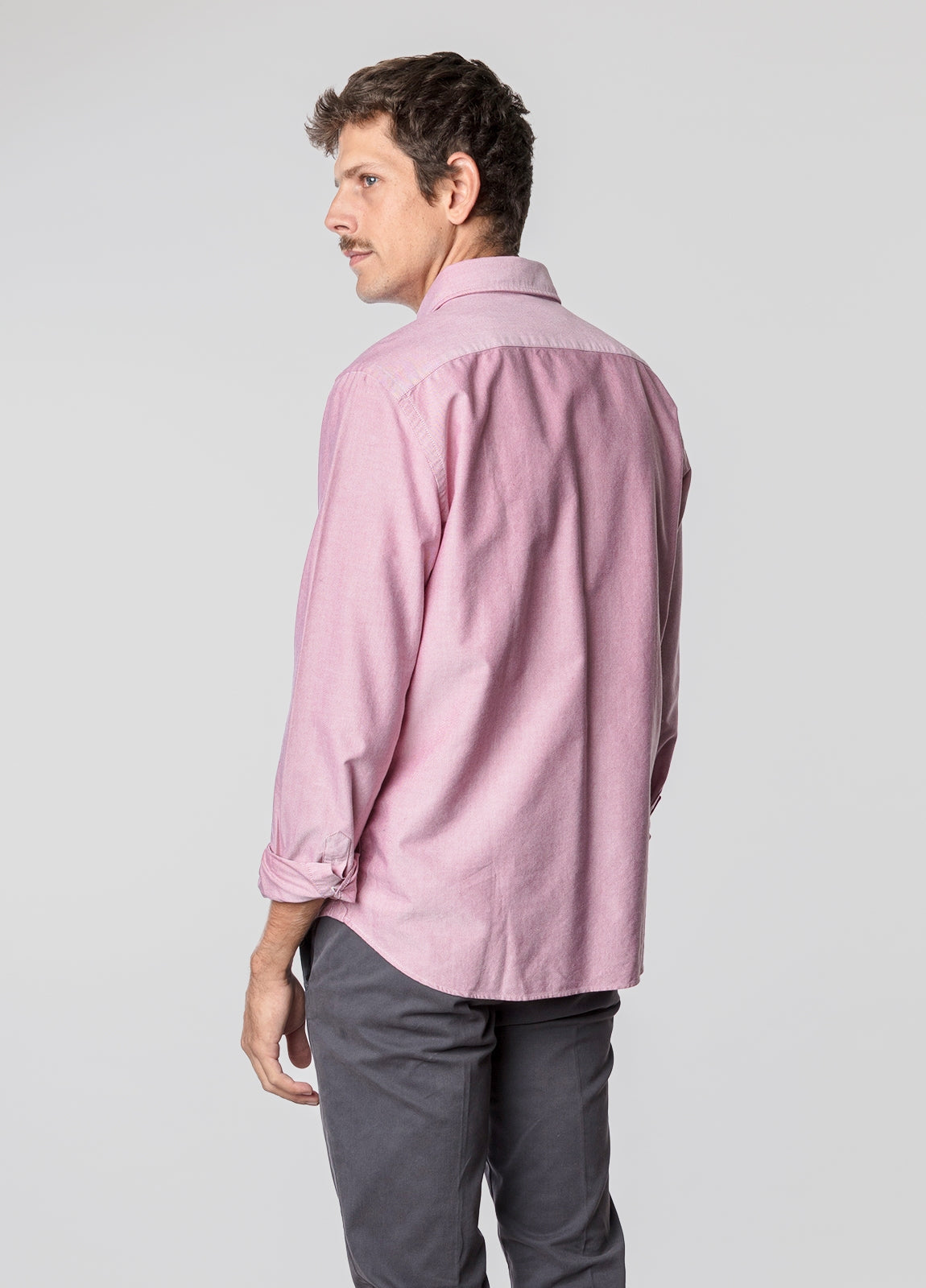 Camisa sport oxford rojo