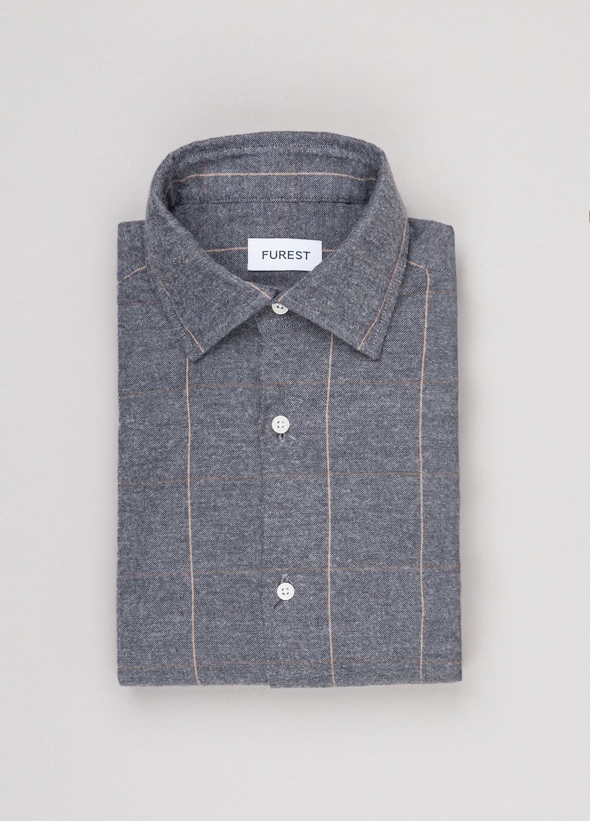 Grey checked sport shirt