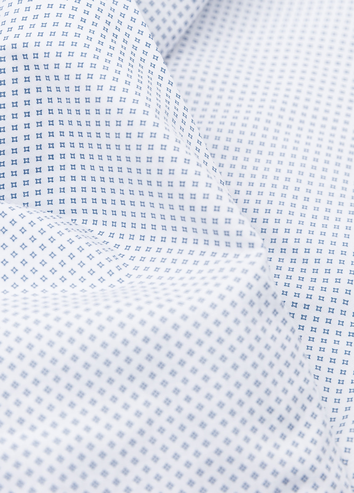 Camisa sport microdibujo azul