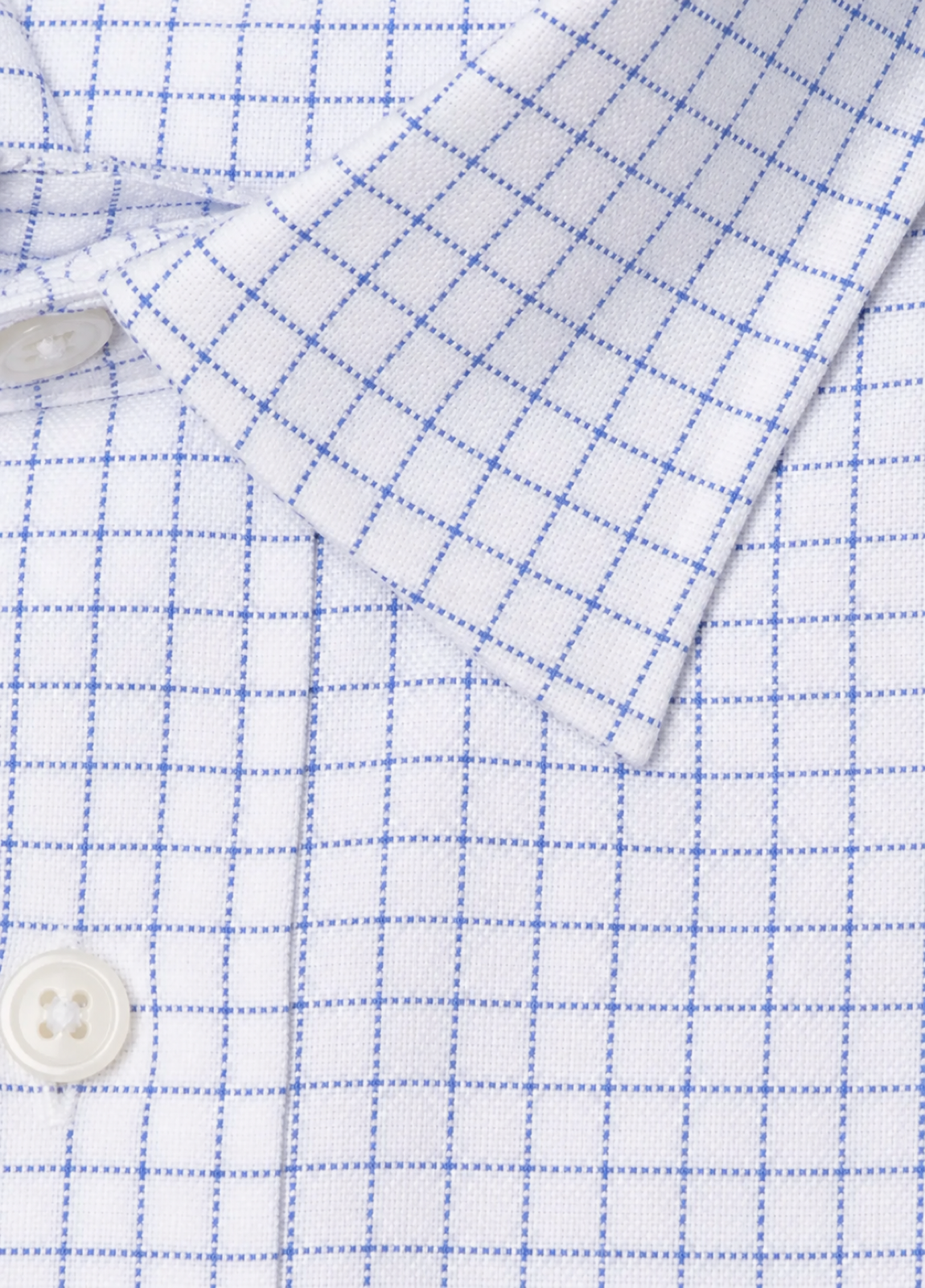 Camisa Regular Cuadro Azul