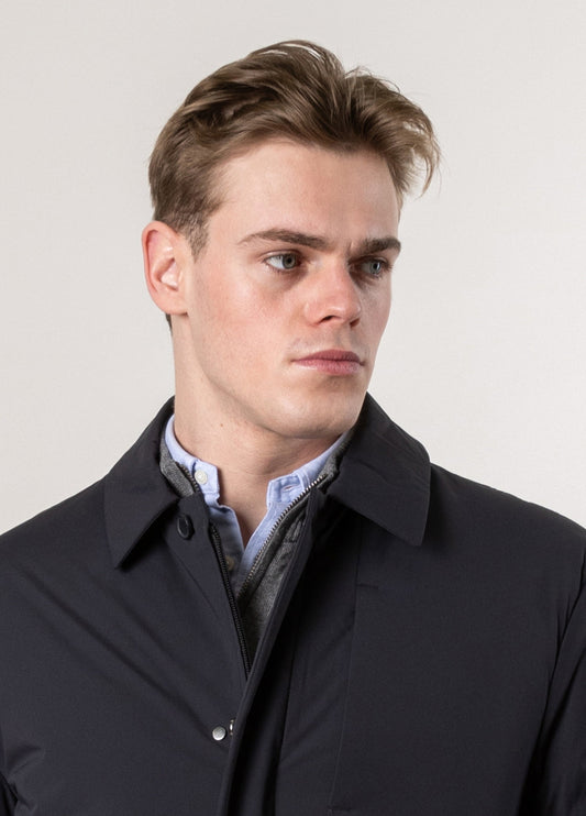 Parka azul marino