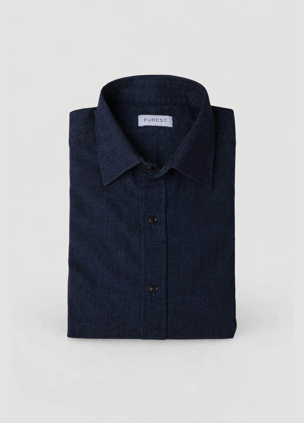 Camisa sport afranelada espiga marino