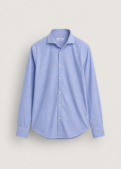 Camisa Niza Cuadrito Azul
