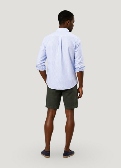 Dark green cotton shorts