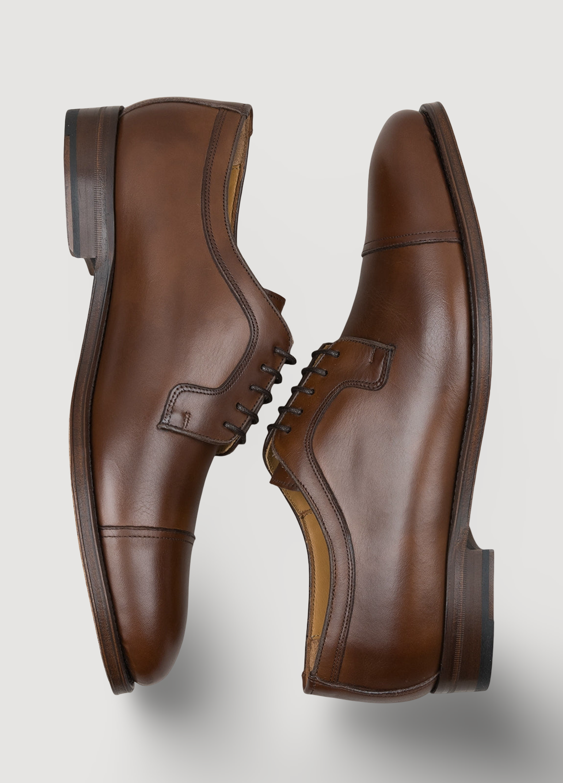 Zapato vestir piel marrón