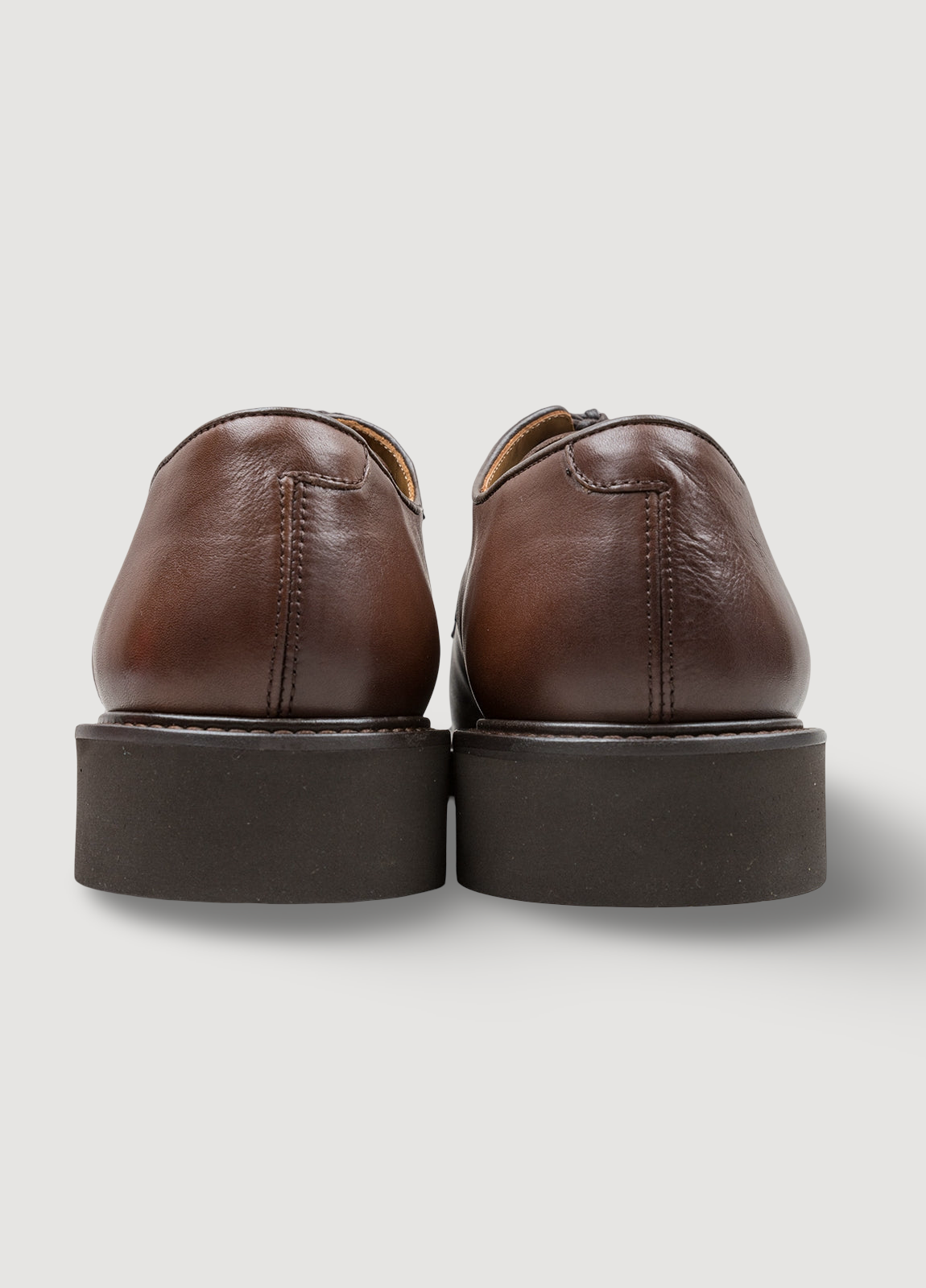 Zapato sport piel marrón