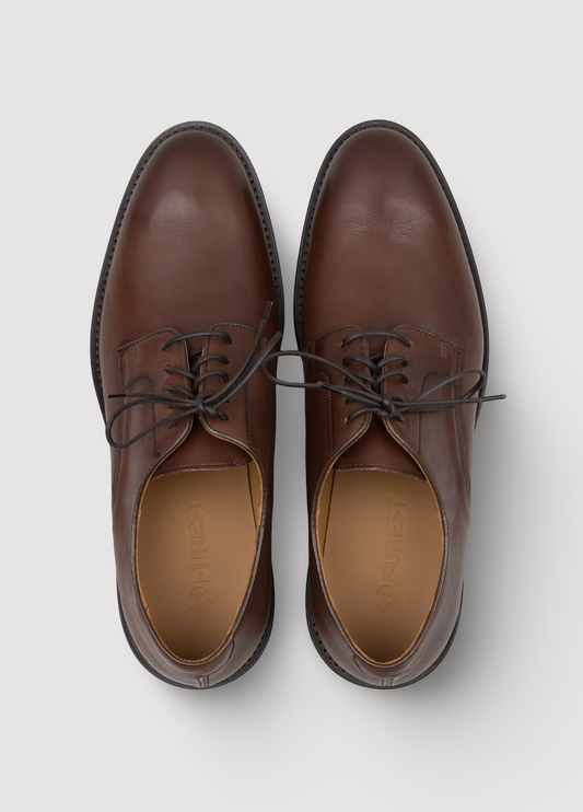 Zapato sport piel marrón