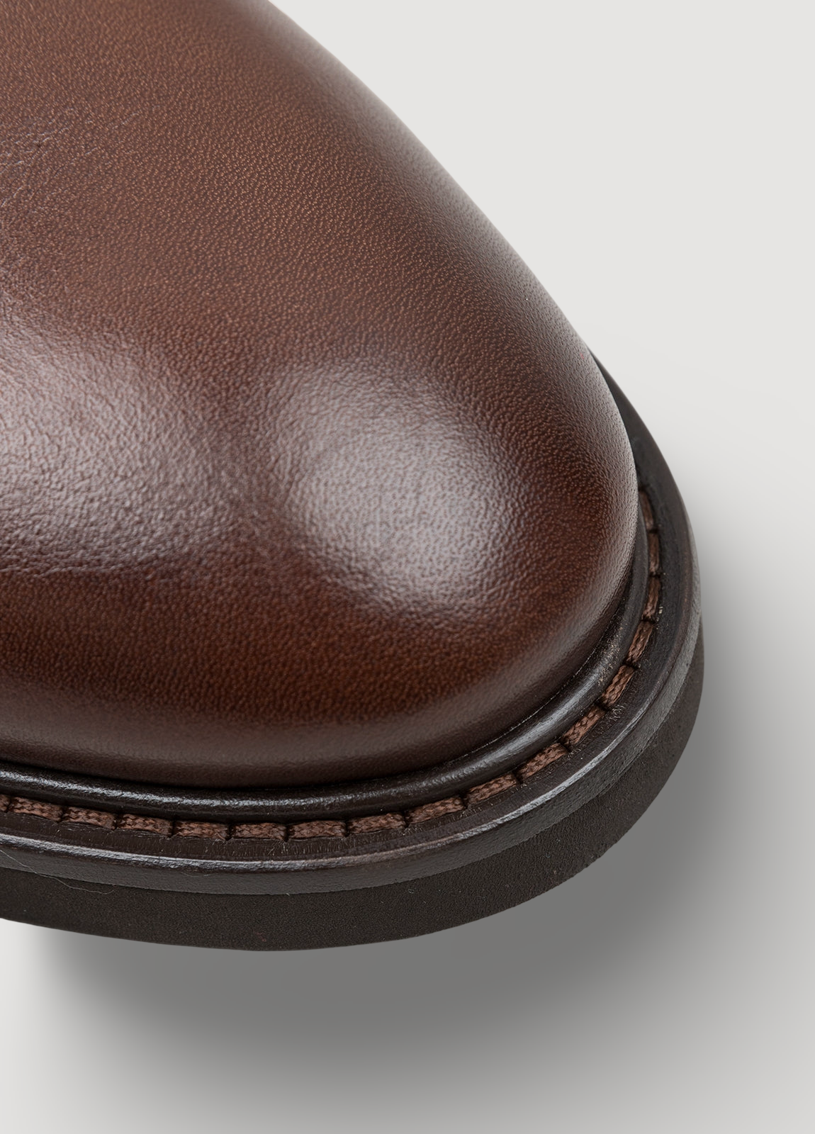 Zapato sport piel marrón