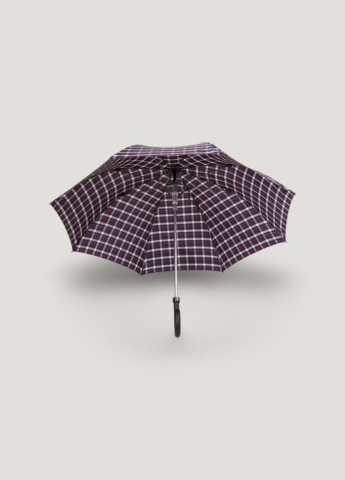 Paraguas cuadros morado