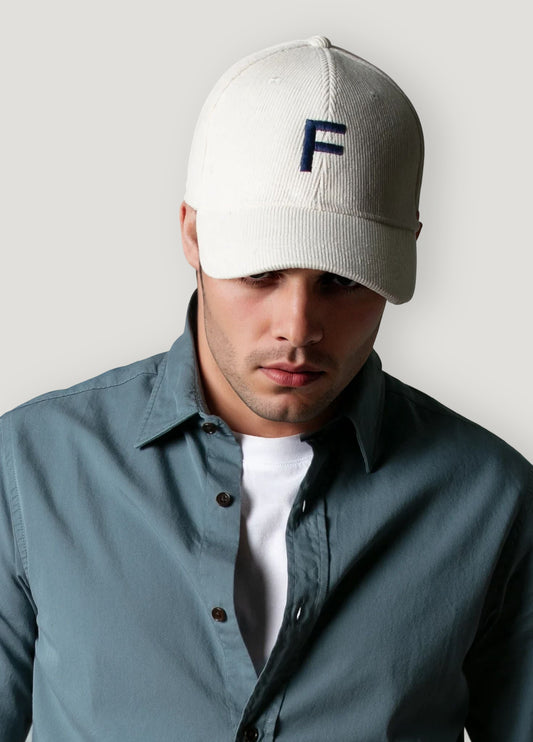 Raw micro corduroy cap