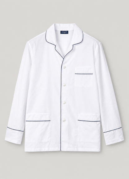 Pijama liso blanco