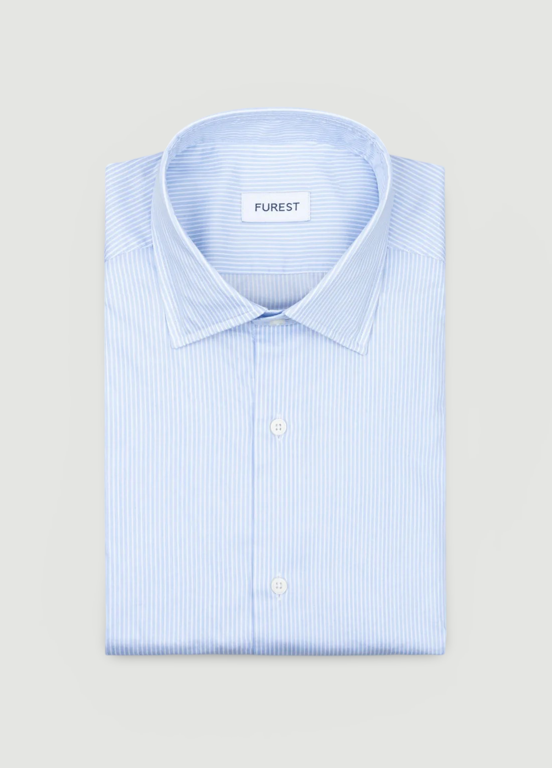 Light blue striped sport shirt